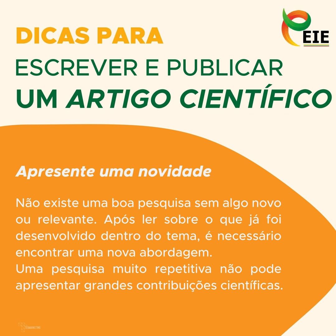 Editora Ibero-Americana - Dicas artigo científico